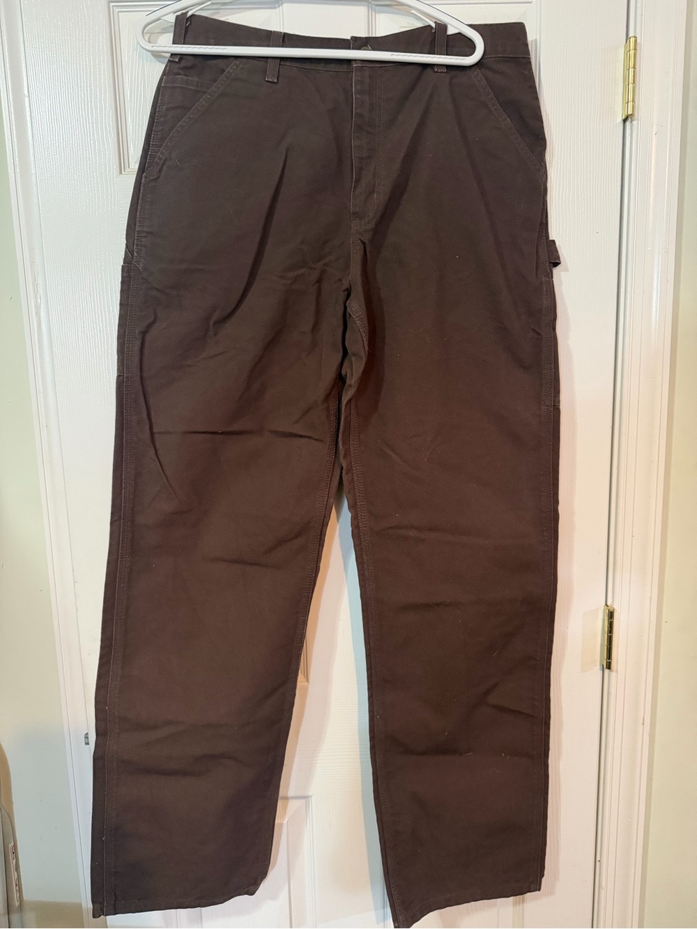 Carhartt Men's Dark Brown Cargo Work Pants